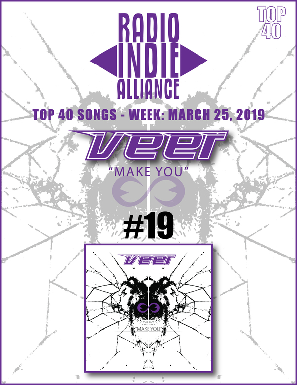 Veer '19 03 25 radio indie alliance' Charts Image