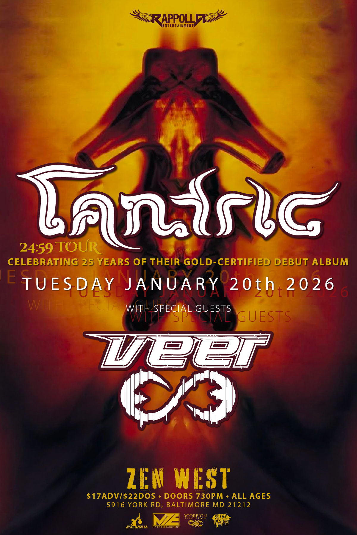 Supporting Tantric at Zen West